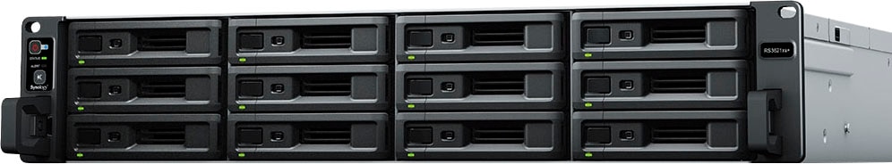 SYNOLOGY NAS-Server "RS3621xs+ 12-bay NAS-Rack", schwarz, B:48,2cm H:8,8cm T:72,4cm, NAS-Server Image