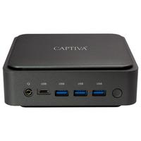 CAPTIVA Mini-PC Mini PC Power Starter I76-584 Computer Gr. ohne Betriebssystem, 64 GB RAM 2000 GB SSD, schwarz Mini PC