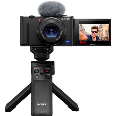 SONY Kompaktkamera "Vlog-Kamera ZV-1" Fotokameras schwarz