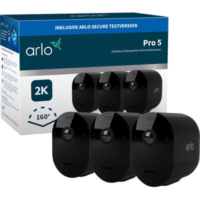ARLO Securitycam "Arlo Pro 5 3er-Pack" Camcorder schwarz Camcorder