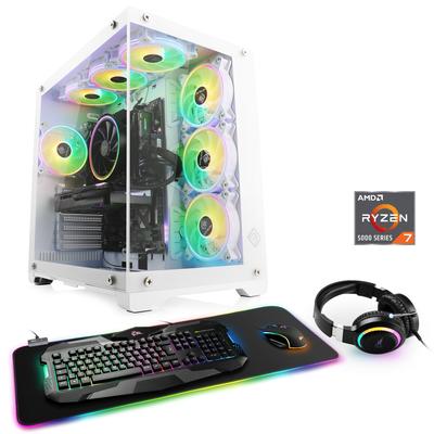 CSL Gaming-PC "Aerion A56117 Advanced Edition", weiß, Microsoft Windows 11 Home (64 Bit), 16 GB RAM 1000 GB SSD, Computer