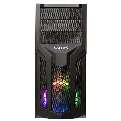 CAPTIVA Gaming-PC "Advanced Gaming I80-445", schwarz, ohne Betriebssystem, 16 GB RAM 1000 GB SSD, Computer