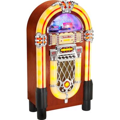 KARCHER Retro Radio "JB 6604", bunt, B:57cm H:105cm T:30cm, Radios, CD-Player, Lichteffekte, Lautsprecher, SD-Kartenleser, Partyanlage Image
