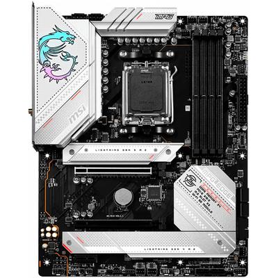 MSI Mainboard "MPG B650 EDGE WIFI", schwarz (schwarz, silber), B:30,48cm T:24,38cm, Mainboards