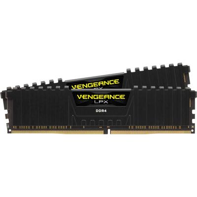 CORSAIR PC-Arbeitsspeicher "VENGEANCE LPX Speicherkit 64 GB (2 x 32 GB)" Arbeitsspeicher Gr. 64, 3200 MHz, schwarz