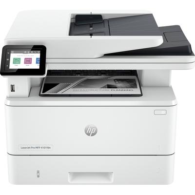 HP Multifunktionsdrucker "LaserJet Pro MFP 4102fdn" Drucker schwarz-weiß (weiß, schwarz) Multifunktionsdrucker