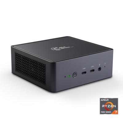 CSL Mini-PC "VenomBox HS / Win 11 Home" Computer Gr. Microsoft Windows 11 Home (64 Bit), 32 GB RAM 2000 GB SSD, schwarz Mini PC