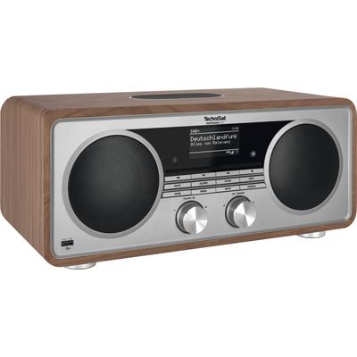 TECHNISAT Internet-Radio "DIGITRADIO 602", braun (nussbaum, silber), B:40cm H:17cm T:21,5cm, Radios, Stereoanlage, CD-Player