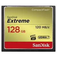 SANDISK Speicherkarte CF Extreme Speicherkarten Gr. 128 GB, goldfarben Speicherkarten