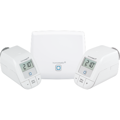HOMEMATIC IP Smart-Home Starter-Set "Starter Set Heizen (156537A0)", weiß, Smart-Home-Stationen Image