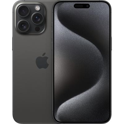 APPLE Smartphone "iPhone 15 Pro Max 1TB" Mobiltelefone schwarz (black titanium) iPhone