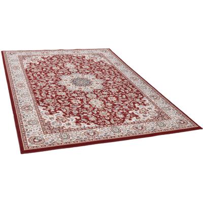 Wollteppich THEKO "Dolna - 859", rot, B:200cm H:10mm L:300cm, Schurwolle, Teppiche, Kurzflor, reine Wolle, Orient-Optik Image