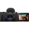 "SONY Systemkamera ""Vlog-Kamera ZV-1 II 4K Ultra HD Video"" Fotokameras schwarz Systemkameras"