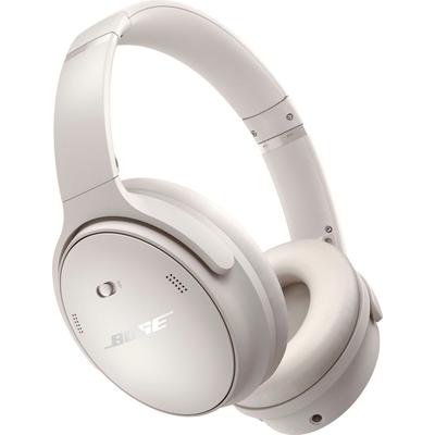 BOSE Over-Ear-Kopfhörer "QuietComfort" Kopfhörer 2 Modi, Anpassbare Einstellungen, Audiokabel mit integriertem Mikrofon weiß (smoke white)