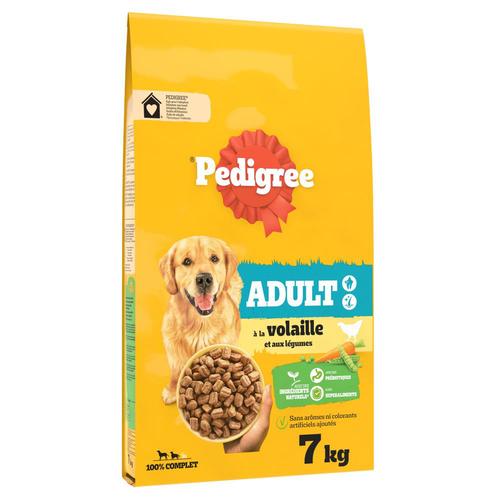 7kg Pedigree Adult Geflügel & Gemüse Hundefutter trocken