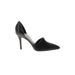 Vince. Heels: Slip-on Stilleto Cocktail Black Print Shoes - Women's Size 7 - Pointed Toe
