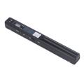 Portable Scanner for A4 Documents, 8.27 Inch HD 900DPI Color Handheld Scanner, Pcoket Wand Document Scanner for Business, Photo, Picture, Receipts, JPG/PDF Format Selection (Black)