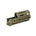 Midwest Industries AK Alpha Series Quad Rail Handguard 6.0in Magpul FDE MI-AK-ALPHA-QR-6-FDE