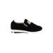 Sneakers: Black Solid Shoes - Women's Size 39 - Almond Toe