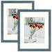 Wayfair Basics® Dreketi Picture Frame - Set of 2 in Blue | 11 H x 14 W x 0.7 D in 2D42045C781849EBBEAE6A24BDBEB1F9