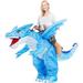 Trinx 72 Inch Dinosaur Inflatable Costume Polyester in Blue | 72 W in | Wayfair 5F0716A208074F55844720D63CCB527C
