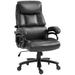 Inbox Zero Lauchlyn Executive Chair Upholstered in Gray/Black | 49.5 H x 26.75 W x 29.25 D in | Wayfair 580B461867A54AD5B57F6BEC714DD125