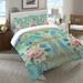 Rosdorf Park Hiroya Microfiber Duvet Cover Microfiber in Green/Pink/White | Twin Duvet Cover | Wayfair 94BCA07CA6124274A84B56DE987AF2A5