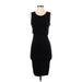 Leith Casual Dress - Bodycon: Black Solid Dresses - Women's Size X-Small