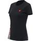 Dainese Logo Ladies T-Shirt, black-red, Size M for Women