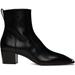 Black Stacked Chelsea Boots