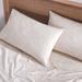 Superior Melange Flannel Cotton Two-Toned Textured Pillowcases, Set of 2