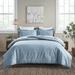 Superior Melange Flannel Cotton Two-Toned Textured Duvet Cover Set