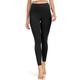 Colorfulkoala Women's High Waisted Tummy Control Workout Leggings 7/8 Length Ultra Soft Yoga Pants 25" (S, Black)