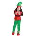 Kids Elf Costume for Boys Girls Santa Helper Suits Cosplay Outfits