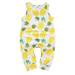 DkinJom baby girl clothes Toddler Girls Boys Sleeveless Romper Fruit Pineapple Prints Summer Suspenders Jumpsuit