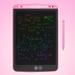 Htovila Electronic whiteboard LCD Tablet Portable Pad LCD Screen Stylus Pen Pink Portable Pad LCD Pad Stylus Pen Erasable Pad Stylus Screen Erasable Pad LCD Screen Erasable 10 inch LCD BUZHI QISUO