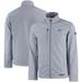 Men's Cutter & Buck Gray Detroit Lions Evoke Eco Softshell Recycled Full-Zip Jacket