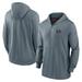 Men's Nike Heather Gray San Francisco 49ers Sideline Team Pop Full-Zip Hoodie Jacket