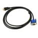 Chicmine 6Ft 1.8M VGA HDMI-compatible Gold Male To VGA HD-15 Male Cable 1080P HDMI-compatible-VGA M/M Wire