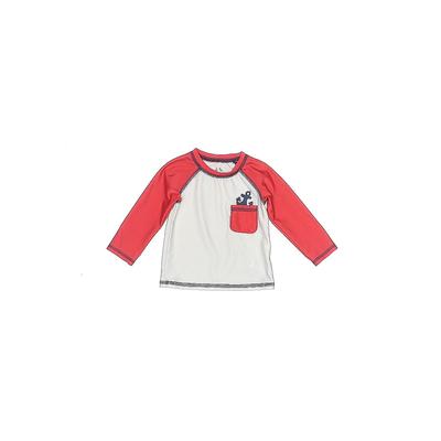 Cat & Jack Rash Guard: Red Sporting & Activewear - Size 3-6 Month