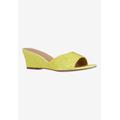 Women's Coralie Sandal by J. Renee in Yellow (Size 9 1/2 M)