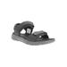 Women's Travel Active Aspire Sandal by Propet in Black (Size 6 2E)