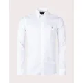 Polo Ralph Lauren Men's Custom Fit Oxford Dress Shirt - White - Size: XL/17.5