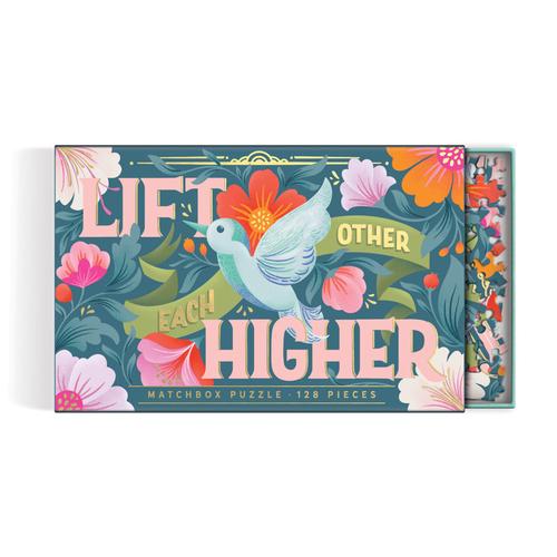 Lift Each Other Higher 128 Piece Matchbox Puzzle - Galison,
