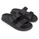 Pantolette TOMMY HILFIGER "D DENSITY BUCKLE SANDAL" Gr. 41, schwarz Herren Schuhe Sandalen