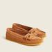 J. Crew Shoes | New! J. Crew Brown Suede Unlined Loafers Slippers Moccasins Nwt | Color: White/Yellow | Size: Various