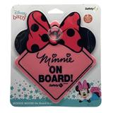 Disney Other | Disney Baby Safety First Minnie Mouse On Board! Car Window Sign Pink Ears | Color: Black/Pink | Size: Osbb