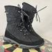 Columbia Shoes | Columbia Clayton Cliffs Mid Omni-Heat Quilted Snow Boots Black Women’s Size 9.5 | Color: Black | Size: 9.5