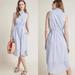 Anthropologie Dresses | Anthropologie Blue White Stripe Eyelet Sleeveless Dress | Color: Blue/White | Size: 4