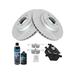 2011-2013 BMW 335is Front Brake Pad and Rotor Kit - TRQ